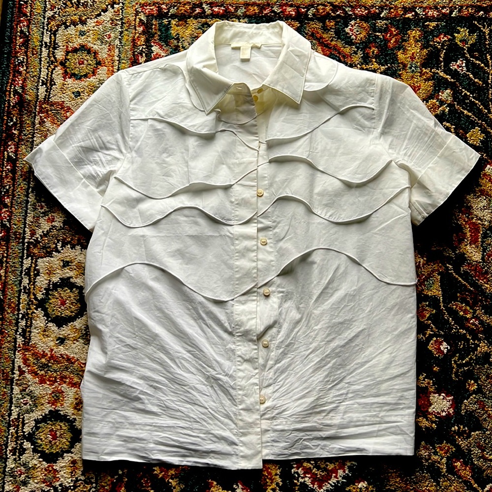 COS deadstock crisp white shirt